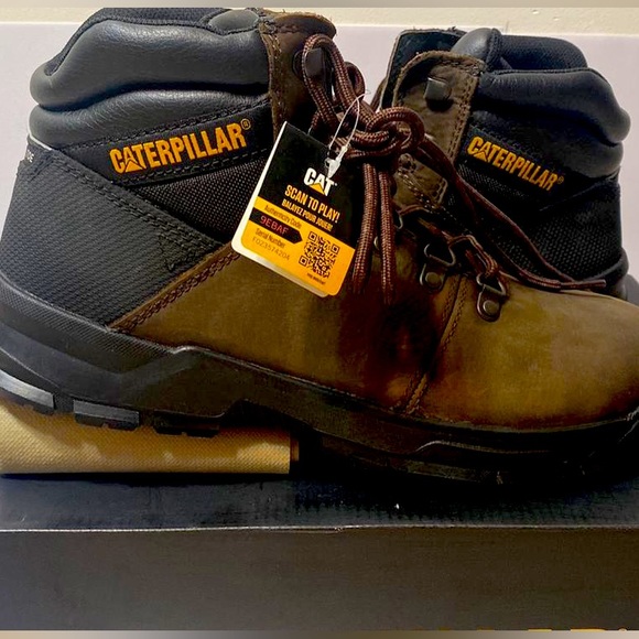 Caterpillar steel toe boots main image 4